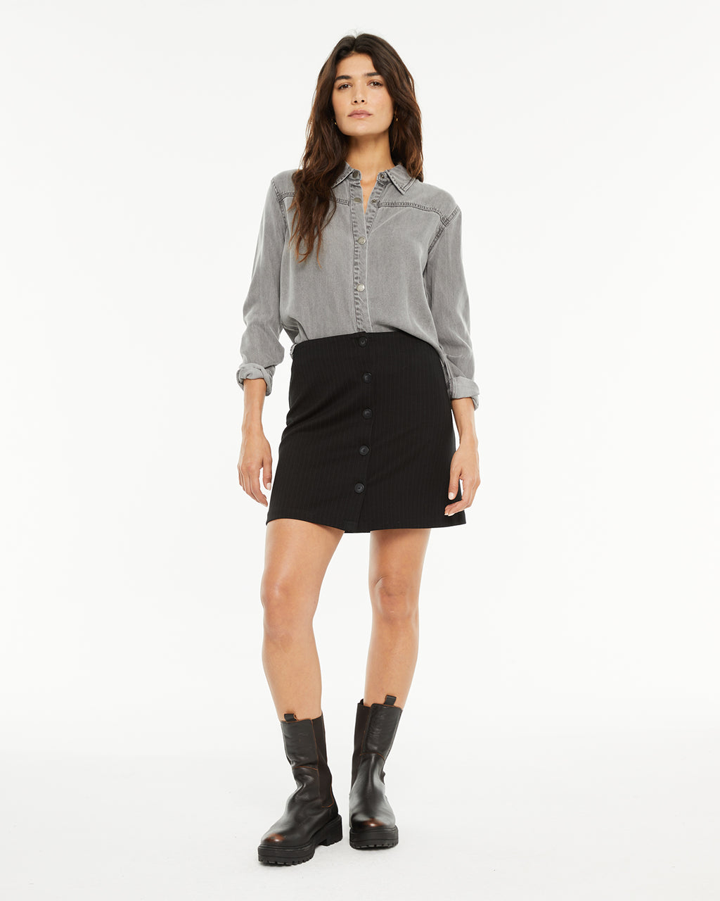 Camisa tencel Bolsillos