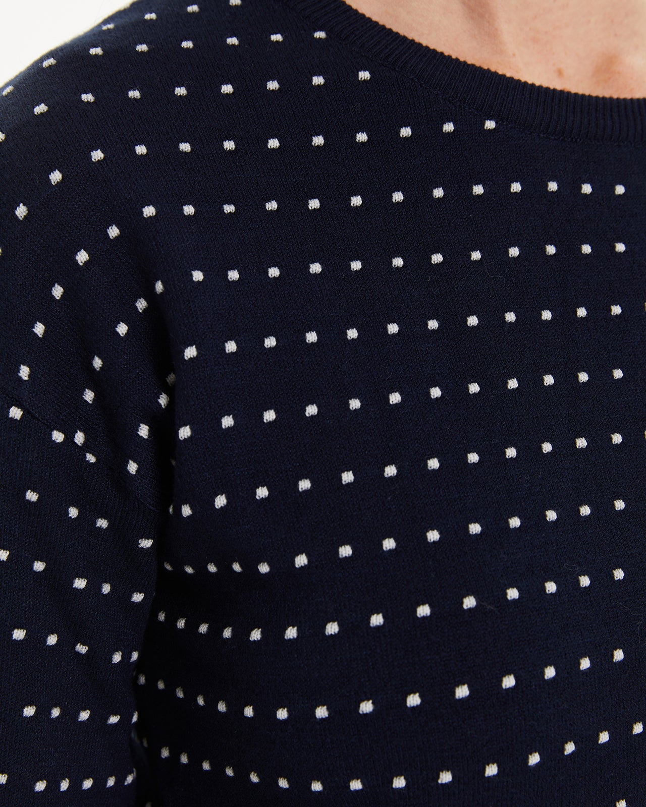 Jersey puntos bicolor