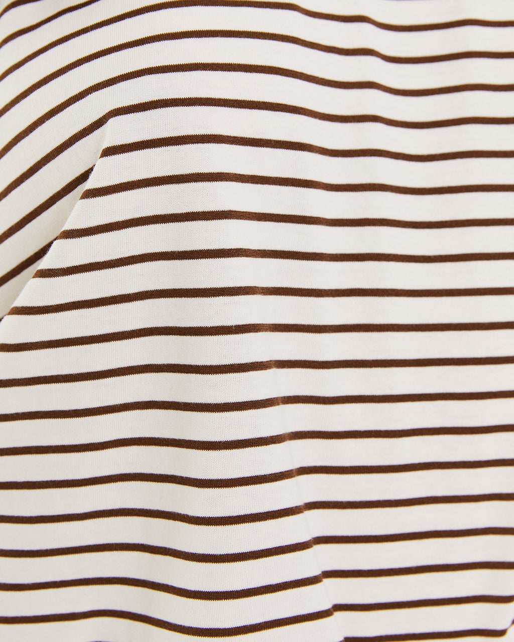 Camiseta rayas marrón
